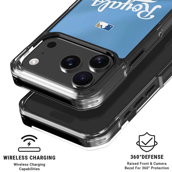 MLB Kansas City Royals Jersey Alternate iPhone 17 Pro Clear Case