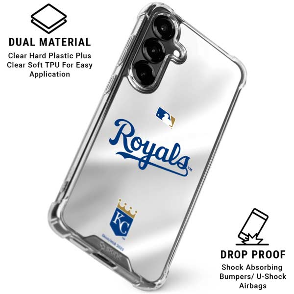 MLB Kansas City Royals Jersey Galaxy S26 Clear Case