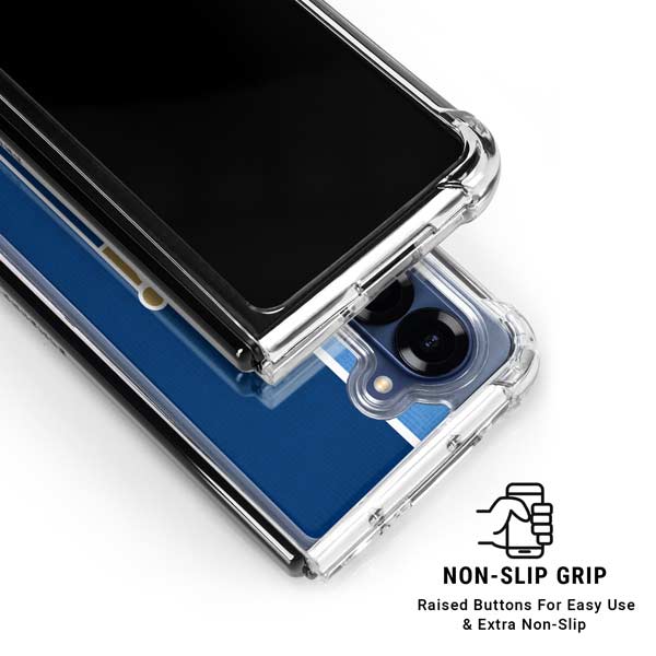 MLB Kansas City Royals Split Galaxy Z Fold7 Clear Case
