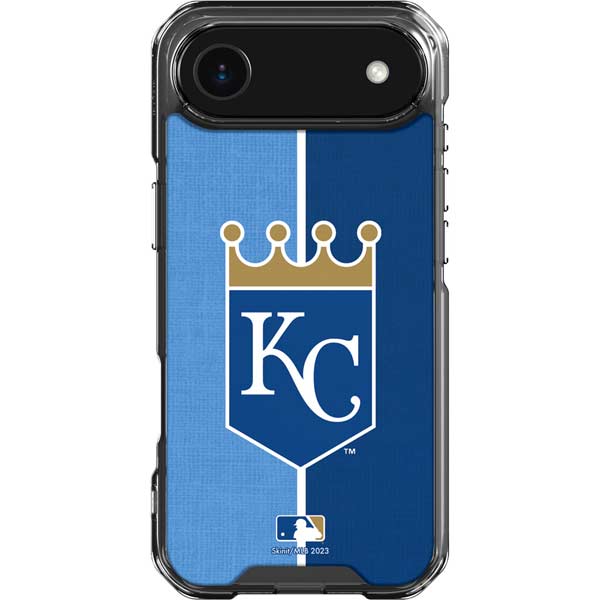 MLB Kansas City Royals Split iPhone 17 Air Clear Case
