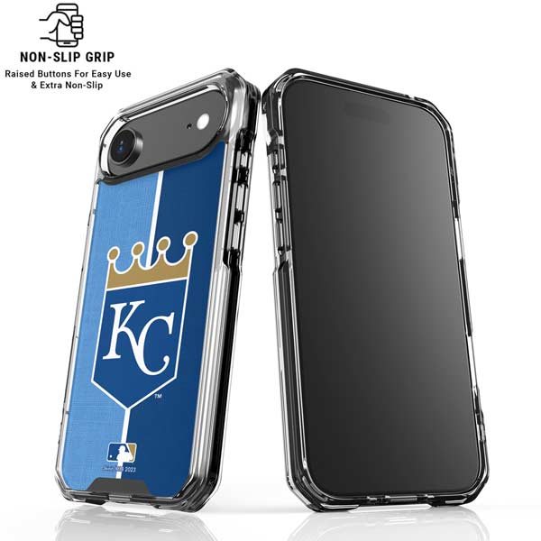 MLB Kansas City Royals Split iPhone 17 Air Clear Case