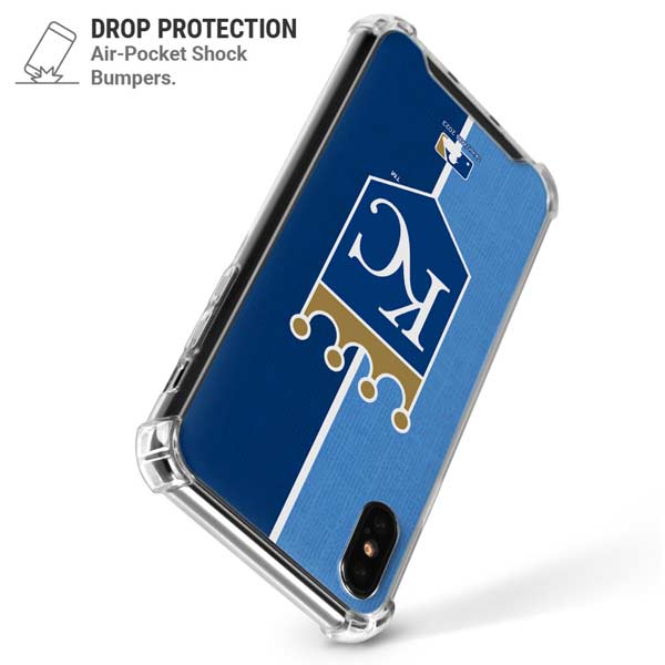 MLB Kansas City Royals Split iPhone X/XS Clear Case