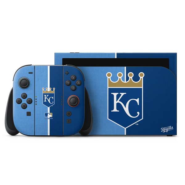 MLB Kansas City Royals Split Nintendo Switch 2 (2025) with Joy-Con Skin