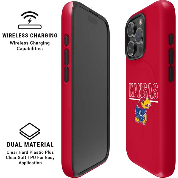 University of Kansas Jayhawks Established 1865 iPhone 16 Pro Magsafe Impact Case