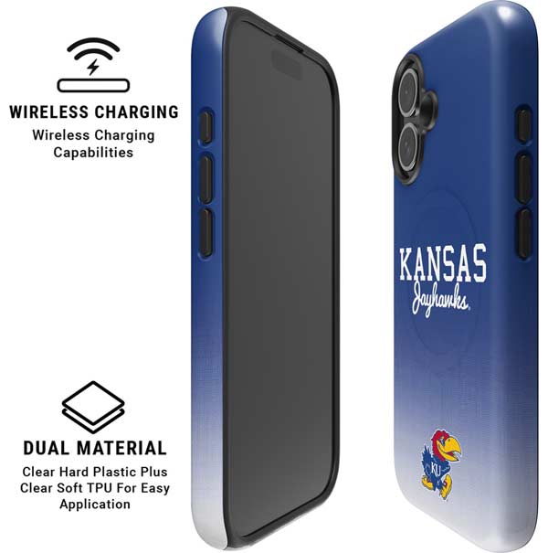University of Kansas Jayhawks iPhone 16 Plus Magsafe Impact Case