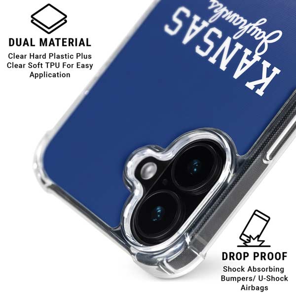 University of Kansas Jayhawks iPhone 17 Clear Case