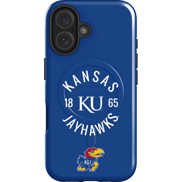University of Kansas Jayhawks KY 1865 iPhone 16 Magsafe Impact Case