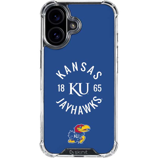 University of Kansas Jayhawks KY 1865 iPhone 17 Clear Case