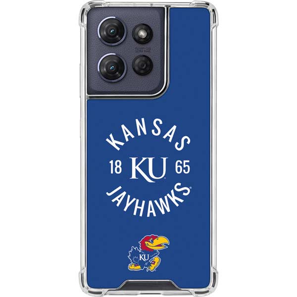 University of Kansas Jayhawks KY 1865 Moto G 5G (2025) Clear Case