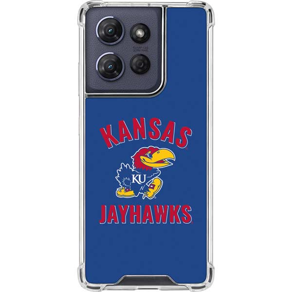 University of Kansas Jayhawks Mascot Moto G Play 5G (2025) Clear Case