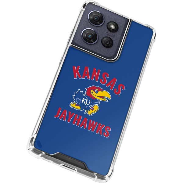 University of Kansas Jayhawks Mascot Moto G Play 5G (2025) Clear Case