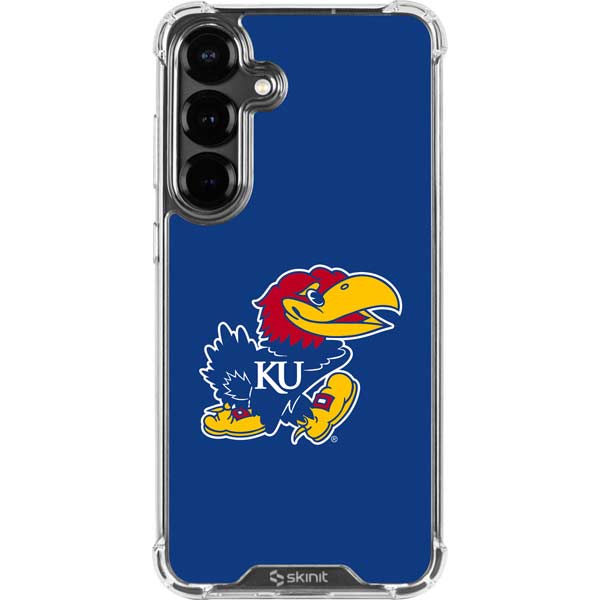 University of Kansas Jayhawks Mascot Outline Galaxy S26 Plus Clear Case