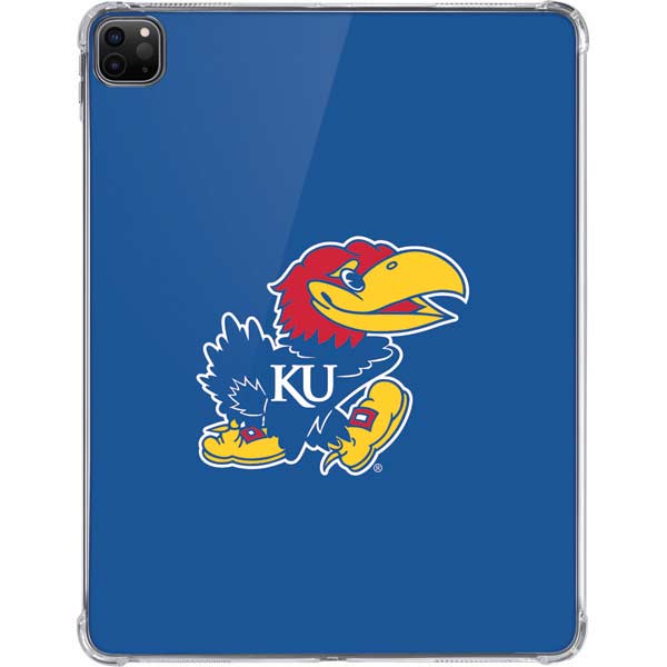 University of Kansas Jayhawks Mascot Outline iPad Pro 11in (2024) Clear Case