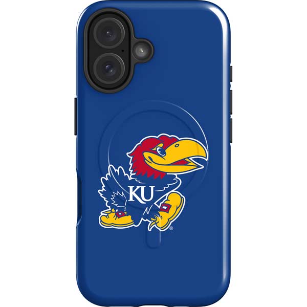 University of Kansas Jayhawks Mascot Outline iPhone 17 Magsafe Impact Case