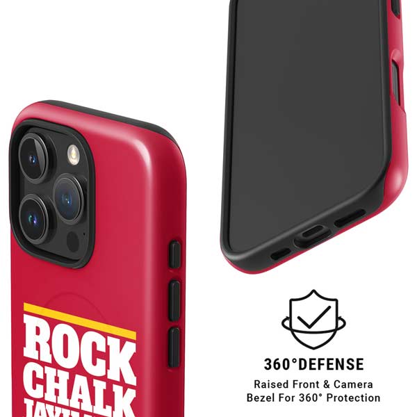 University of Kansas Rock Chalk Jayhawk iPhone 16 Pro Max Magsafe Impact Case