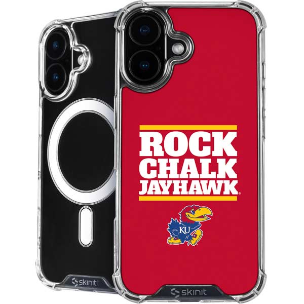 University of Kansas Rock Chalk Jayhawk iPhone 17 MagSafe Case