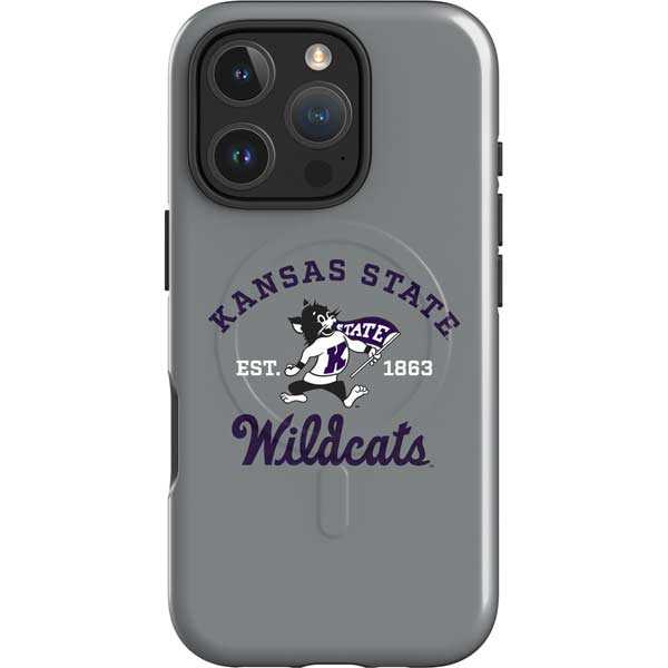 Kansas State University Wildcats Est 1863 iPhone 16 Pro Max Magsafe Impact Case