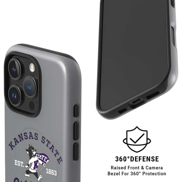 Kansas State University Wildcats Est 1863 iPhone 16 Pro Max Magsafe Impact Case
