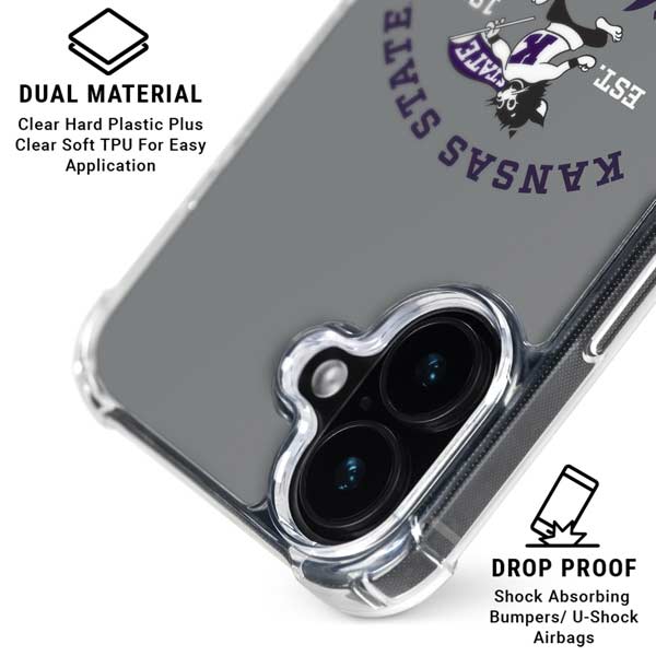 Kansas State University Wildcats Est 1863 iPhone 17 MagSafe Case