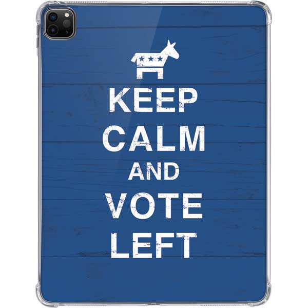 Keep Calm And Vote Left iPad Pro 11in (2024) Clear Case
