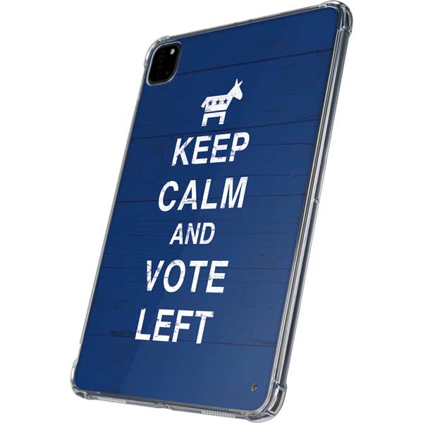Keep Calm And Vote Left iPad Pro 11in (2024) Clear Case