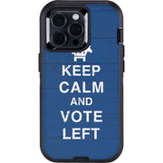Keep Calm And Vote Left Otterbox Defender iPhone Skin