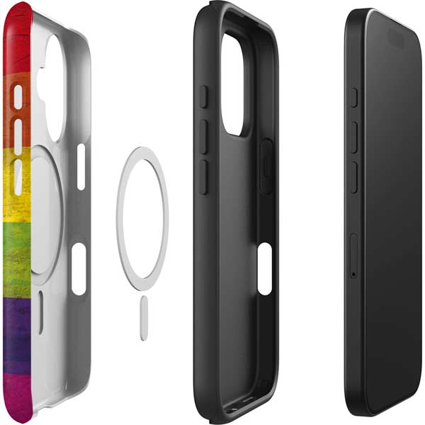 Keep Calm Love Is Love iPhone 16 Plus Magsafe Impact Case