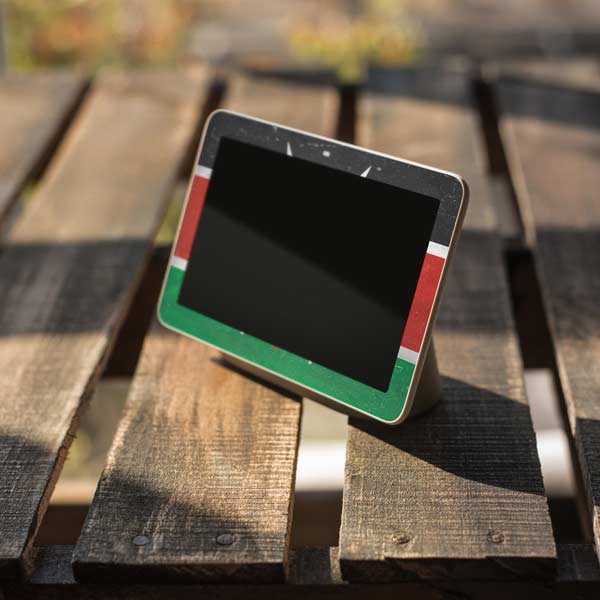 Kenya Flag Distressed Google Home Hub Skin