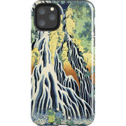 Kirifuri Falls in Kurokawa Mountain by Hokusai iPhone Cases