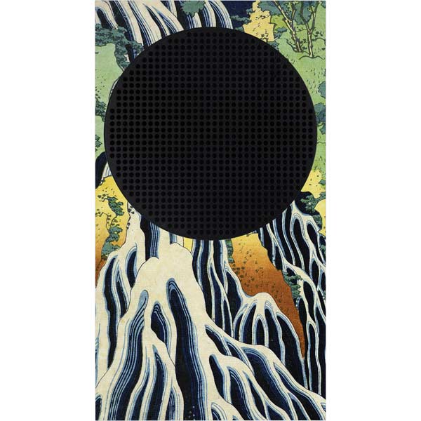 Kirifuri Falls in Kurokawa Mountain by Hokusai Xbox Series S Skins