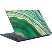 Kiwi Watercolor Geode Surface Laptop Skin