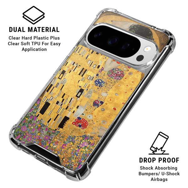 Klimt - The Kiss by Klimt Google Pixel 10 Pro Clear Case