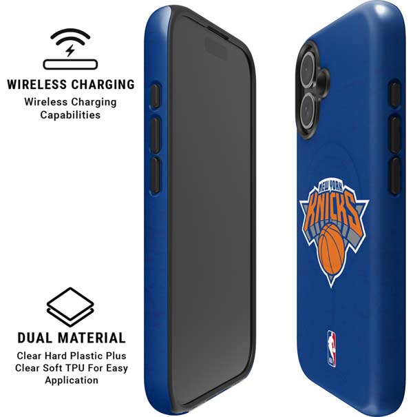 NBA New York Knicks Distressed iPhone 17 Magsafe Impact Case