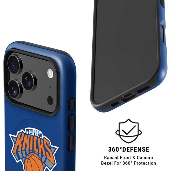 NBA New York Knicks Distressed iPhone 17 Pro Max Magsafe Impact Case