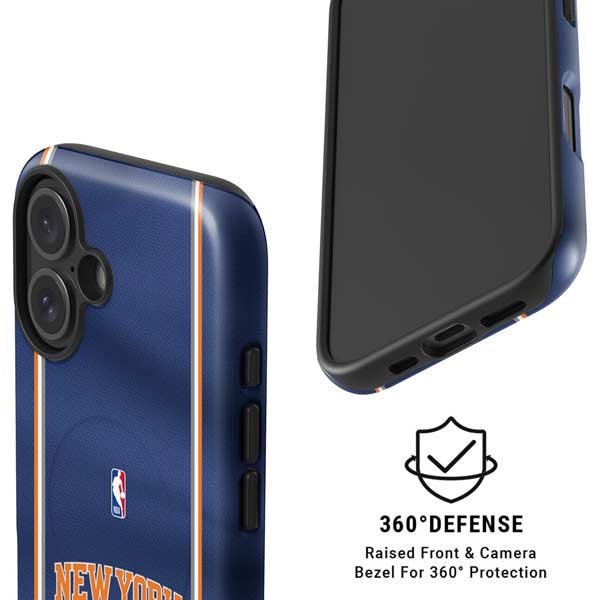 NBA New York Knicks Jersey iPhone 16 Magsafe Impact Case