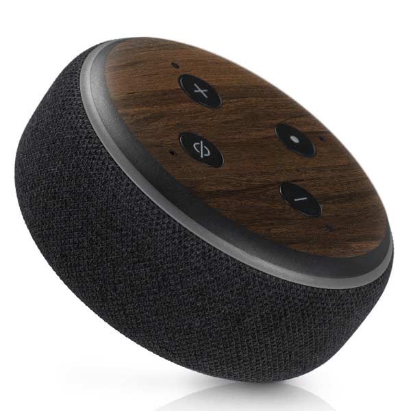 Kona Wood Amazon Echo Dot Skin