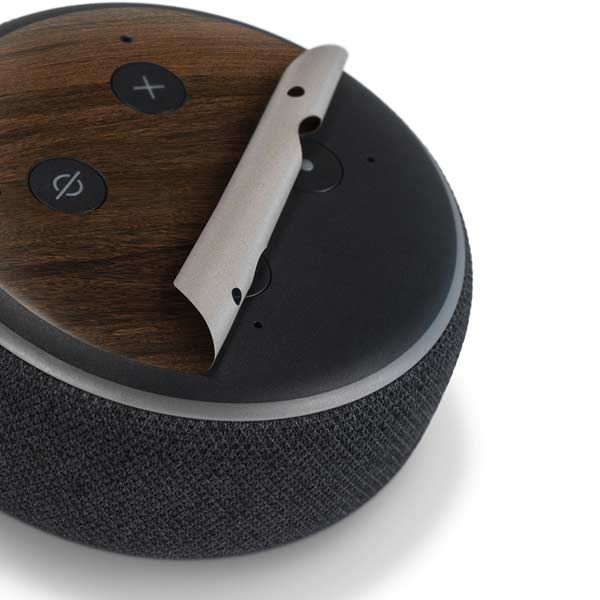 Kona Wood Amazon Echo Dot Skin