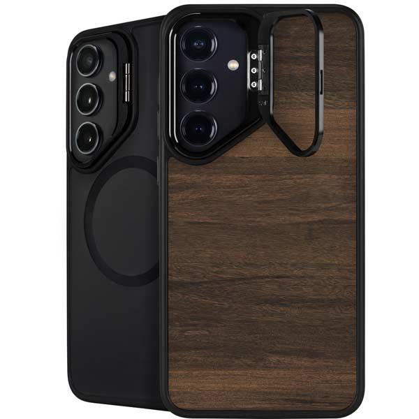 Kona Wood Galaxy S25 Plus Kickstand Case