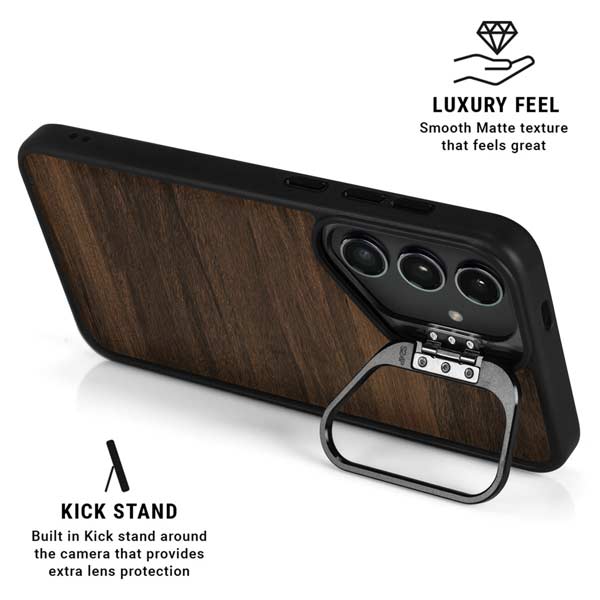 Kona Wood Galaxy S25 Plus Kickstand Case