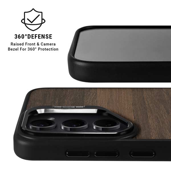 Kona Wood Galaxy S25 Plus Kickstand Case
