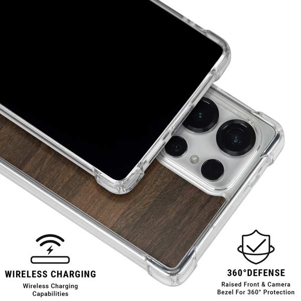 Kona Wood Galaxy S25 Ultra Clear Case
