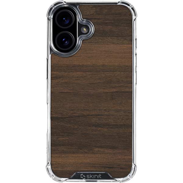Kona Wood iPhone 16 Plus Clear Case