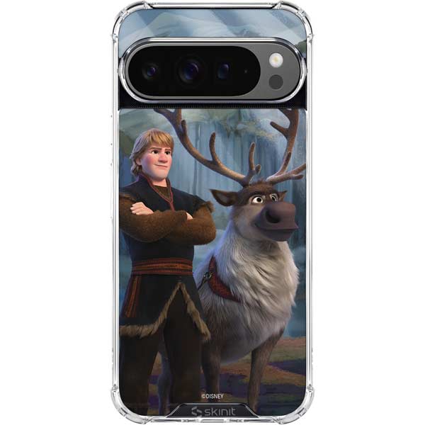 Disney Frozen II Kristoff and Sven Google Pixel 10 Pro Clear Case