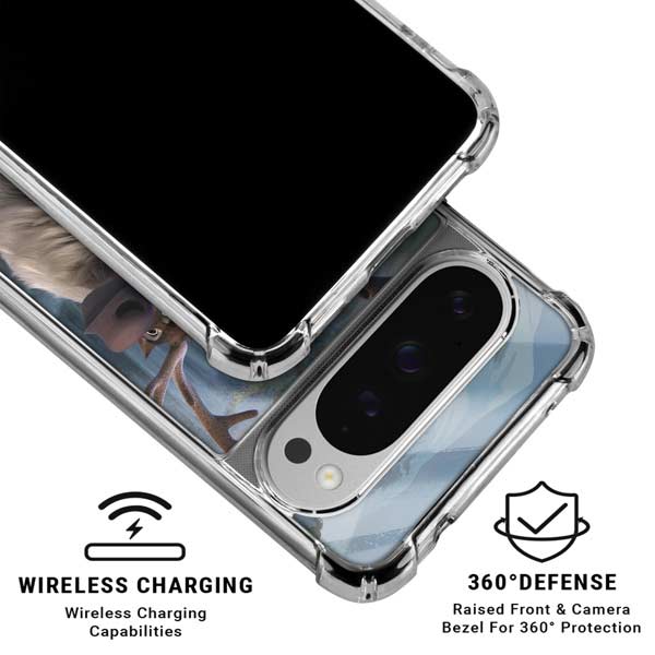 Disney Frozen II Kristoff and Sven Google Pixel 10 Pro Clear Case