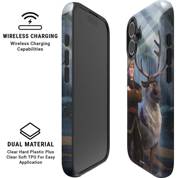 Disney Frozen II Kristoff and Sven iPhone 16 Plus Magsafe Impact Case