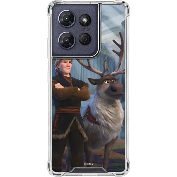 Disney Frozen II Kristoff and Sven Moto G 5G (2025) Clear Case