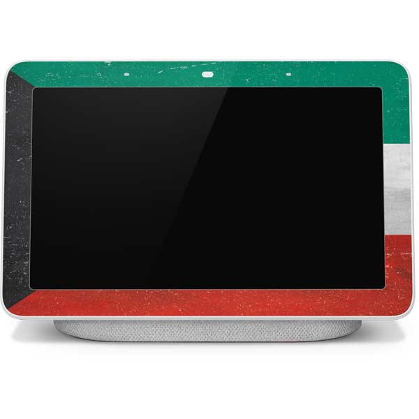 Kuwait Flag Distressed Google Home Hub Skin