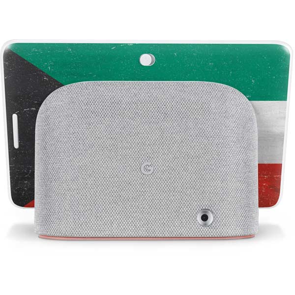 Kuwait Flag Distressed Google Home Hub Skin