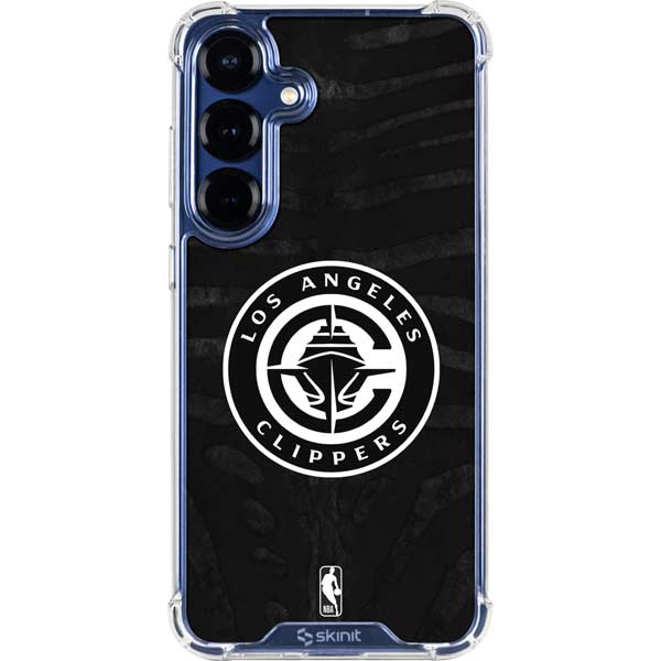 NBA LA Clippers Animal Print Galaxy S25 FE Clear Case