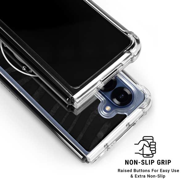 NBA LA Clippers Animal Print Galaxy Z Fold7 Clear Case